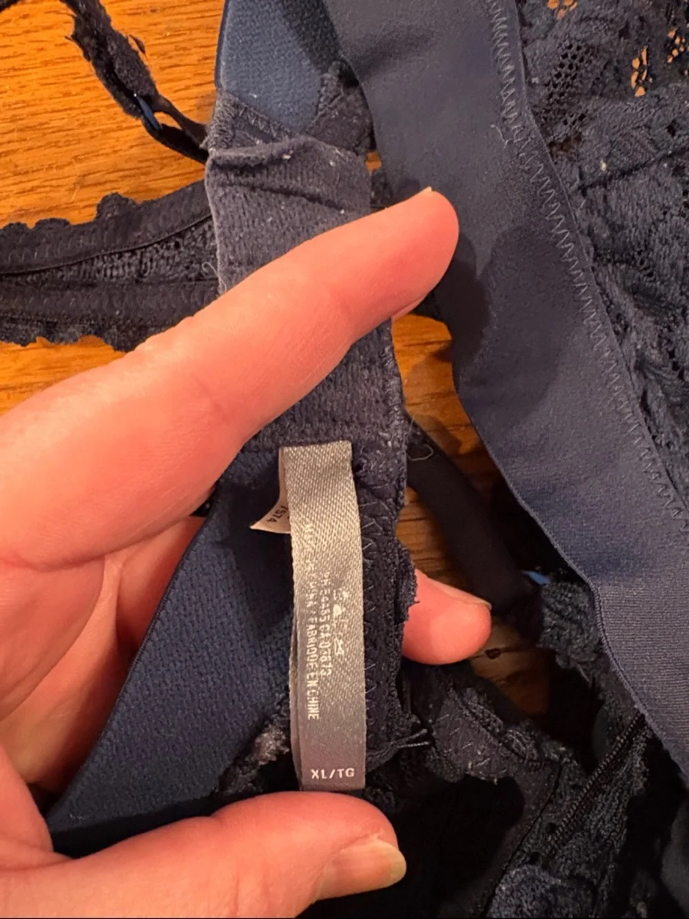 aerie navy lace bralette - Picture 3 of 3